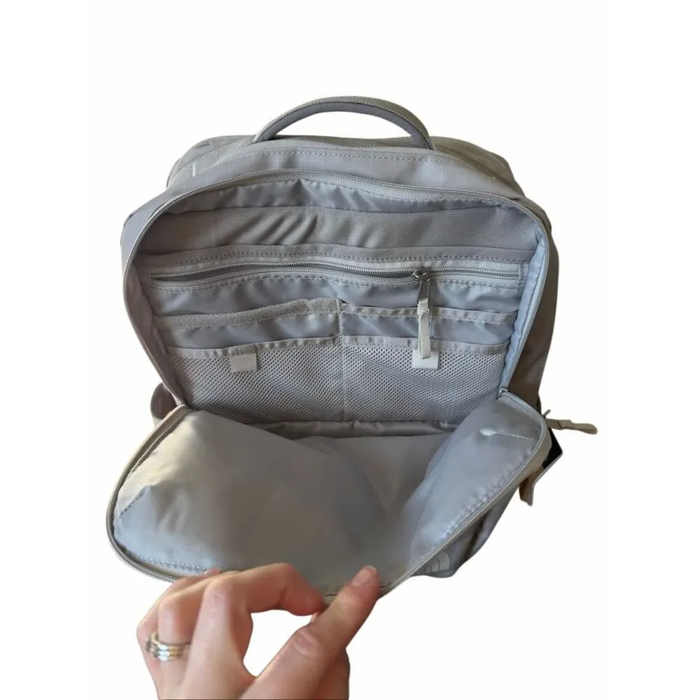 North Face Backpack Base Camp Voyager‎ NEW Daypack Cream Soapstone Stone Slab